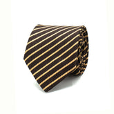 CLASSIC BROWN STRIPE TIE